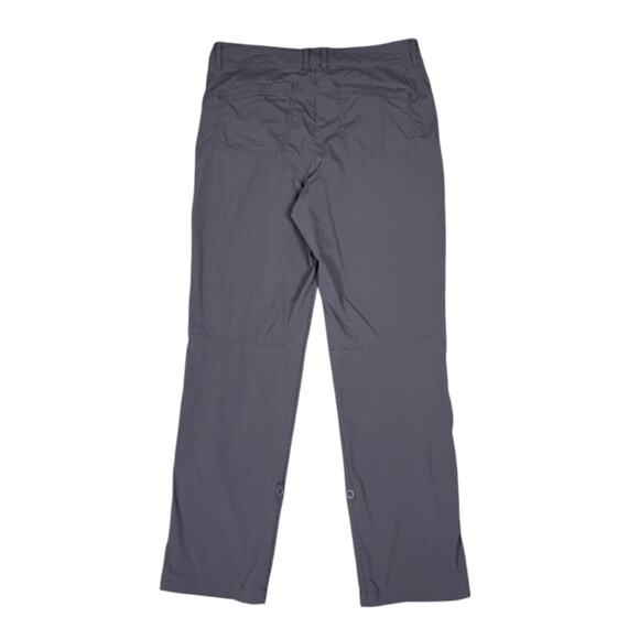 LL Bean Access Trail Straight Leg Pants Women's 14 Gray Hiking Outdoors Camping - Picture 9 of 11